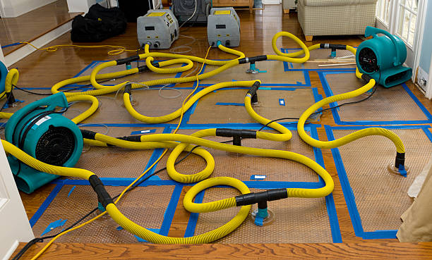 Professional Crawl Space Water Removal technician working in Wanette, OK